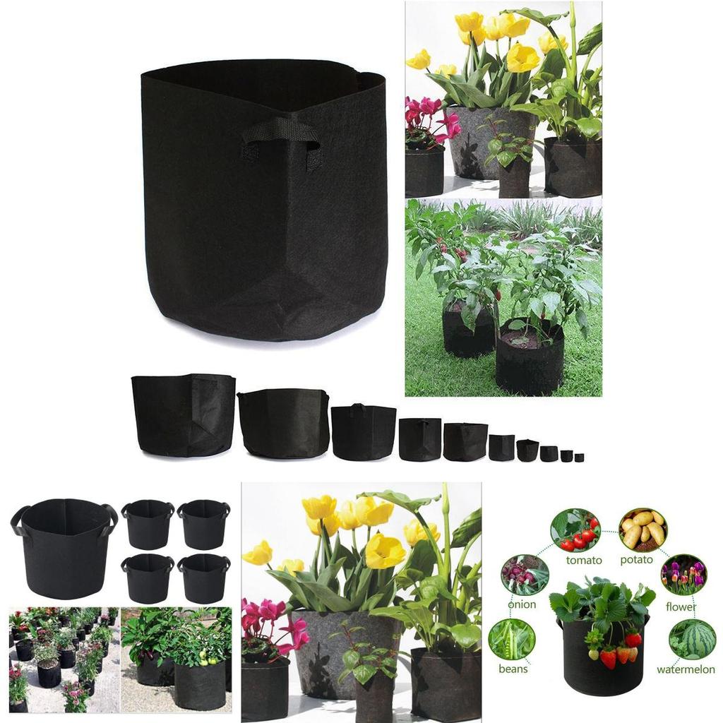 Versatile Fabric Root Pots Smart Plant Grow Pot Bags With Large Capacity For Thriving Plants