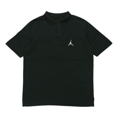 Jumpman Casual Sports Short-Sleeve Polo Shirt Men Tops Black CJ4705-010