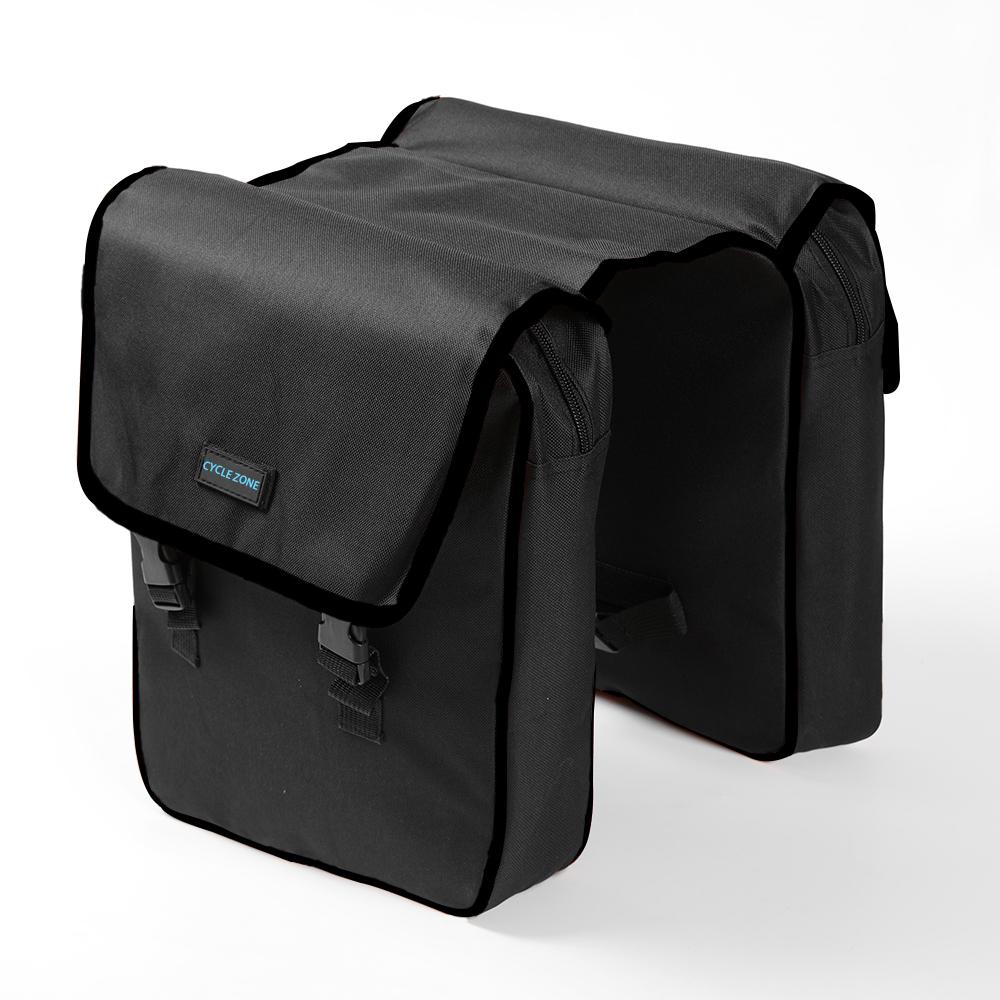 

Двусторонняя дорожная сумка на багажник велосипеда, багажник на заднее сиденье, сумка для переноски велосипеда MTB, задняя стойка, велосипедные аксессуары L（25cmabove） чёрный