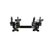 Multi-functional Drum Rack Extension with Double Head Tom-tom and Universal Clamp for Percussion Instruments