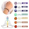 Handmade Multicolor Natural Stone Flying Disc Beaded Bracelet Lightweight Adjustable Jewelry For Women Men
