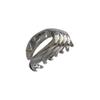 2024 Women's Metal High Ponytail Claw Clip: New Shark Style Temperament Half-Up Hair Accessory