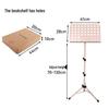 Adjustable Portable Folding Music Stand for Guitar, Violin, Guzheng, and Erhu Sheet Music