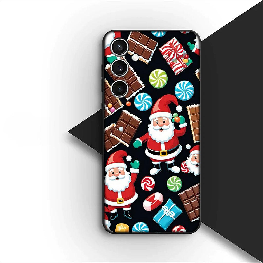 Phone Cover for Motorola Moto G55 G45 G75 G85 G13 Edge 50 30 Fusion 40 NEO Ultra Pro Case Deer Merry Christmas Tree Coffee
