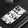 Phone Case for Apple iPhone 17 Pro Max 14 12 15 Pro 7 8 11 17e XR XS MAX 13 Air 16 Funda Phone Cover Cartoon Cute Panda