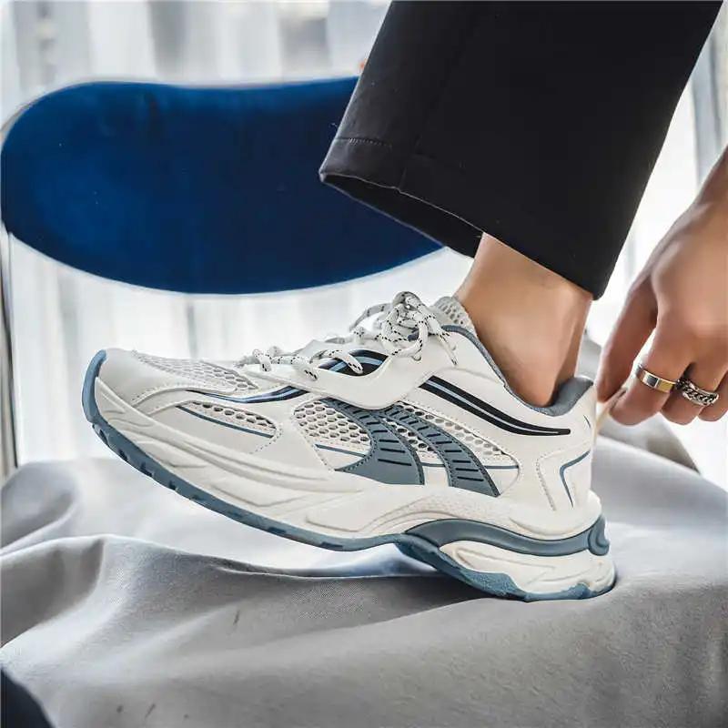 Fashion Zimni Round Foot Shoes 45 Men Vulcanize Teenage Sneakers Sliver Heels Sport Entertainment Sports Popular Tenise Daily