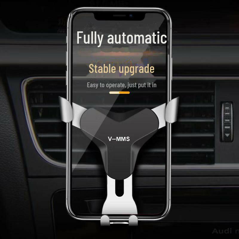 Universeller Y-förmiger dreieckiger Schwerkraft-Autotelefonhalter für die Navigation im Luftauslass