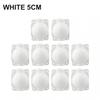 10 bucăți cutie de altoire minge de reproducție albă/transparentă