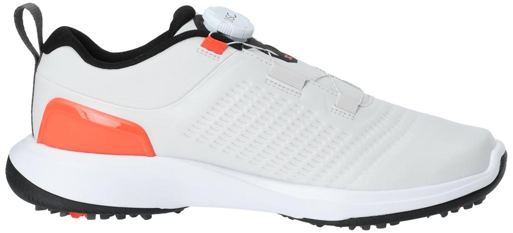 Spikeless Golf Shoes Grip Fusion Flex GOLF Feather Blast Cm [PUMA] Disc/379211 Men's Gray/Red 27.5
