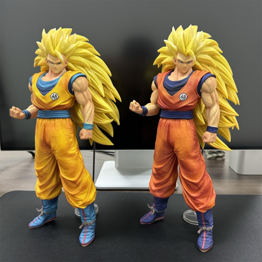 Z Son Goku SSJ3 Figure Super Saiyan 3 Goku Action Figures 30CM PVC Statue Collection Model Toys for Children Gifts