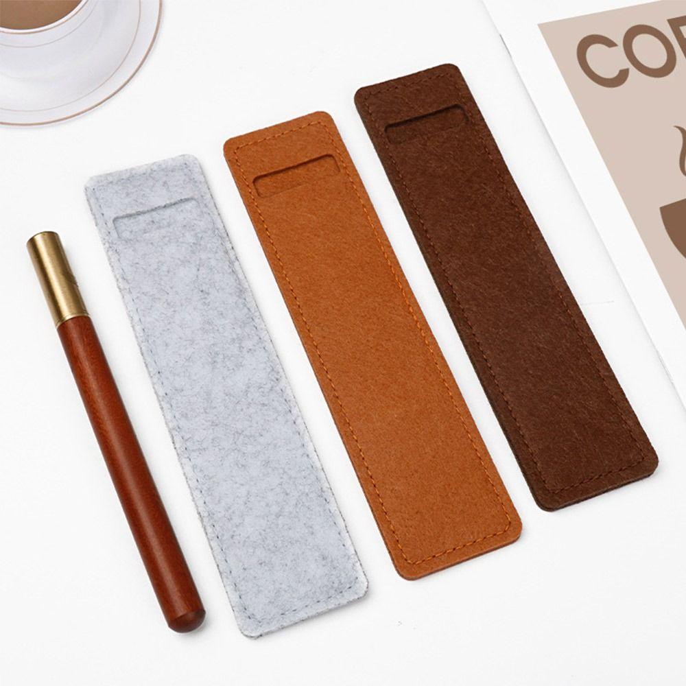 Felt Pen Pouch Multifunctional Pen Protective Sleeve Simple Pen Curtain Back To School