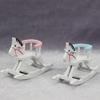 1:12 Dollhouse Mini Rocking Horse for Children's Room Decor