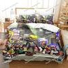 Kawaii Game Splatoon 3 Bedding Set Single Twin Full Queen King Size Bed Set Adult Kid Bedroom Duvet Cover Sets Bed Sheet Set