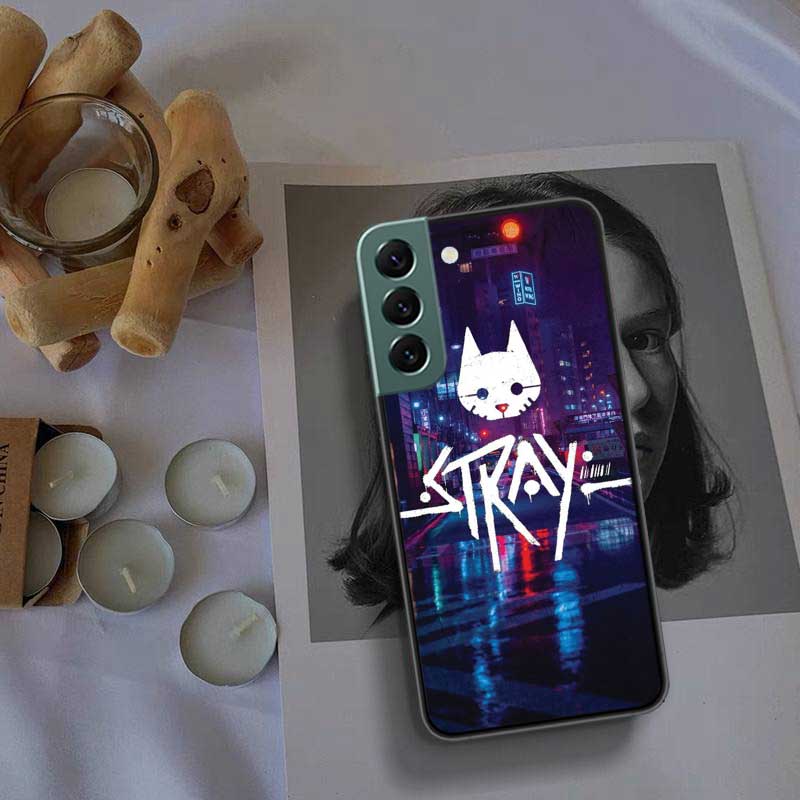 Spiel S-Stray Cat Handyhülle Für Samsung Galaxy S22 S25 Ultra S21 S10 Plus S26 Edge S20 S23 S24 FE Hülle Silikon Weich TPU Cl