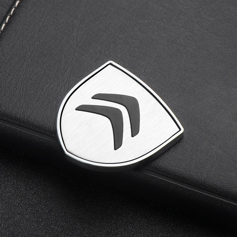 

Металева наклейка на авто Декор кузова багажника бічного скла Емблема Наклейка для Citroen Celysee C6 C3 C5 C1 C2 C4 Picasso Cactus Berlingoor срібний