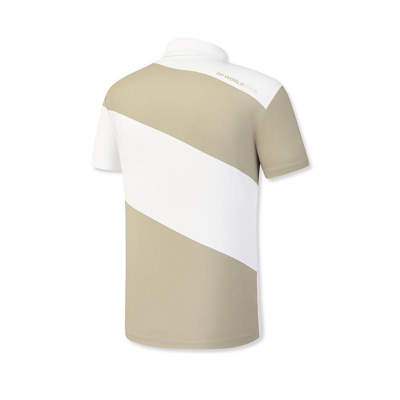 FILA Golf Series Fashion Simple Classic Sports Casual Versatile Comfortable Color Block Knitted Short Sleeve Polo Shirt Men tops A11M615107FBG