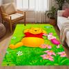Ferkels Lila Schal Abenteuer Disney Zeichentrickfilm Thema Rutschfester Teppich - Polyester, Heimdekoration, Geeignet für Schlafzimmer, Wohnzimmer, Eingangsbereiche und Studios