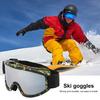 Winter Outdoor Ski Goggles for Men Women Double Layers Lens Anti-fog Snow Sunglasses Windproof UV Protection Eyewear Outdoor Sports Sun