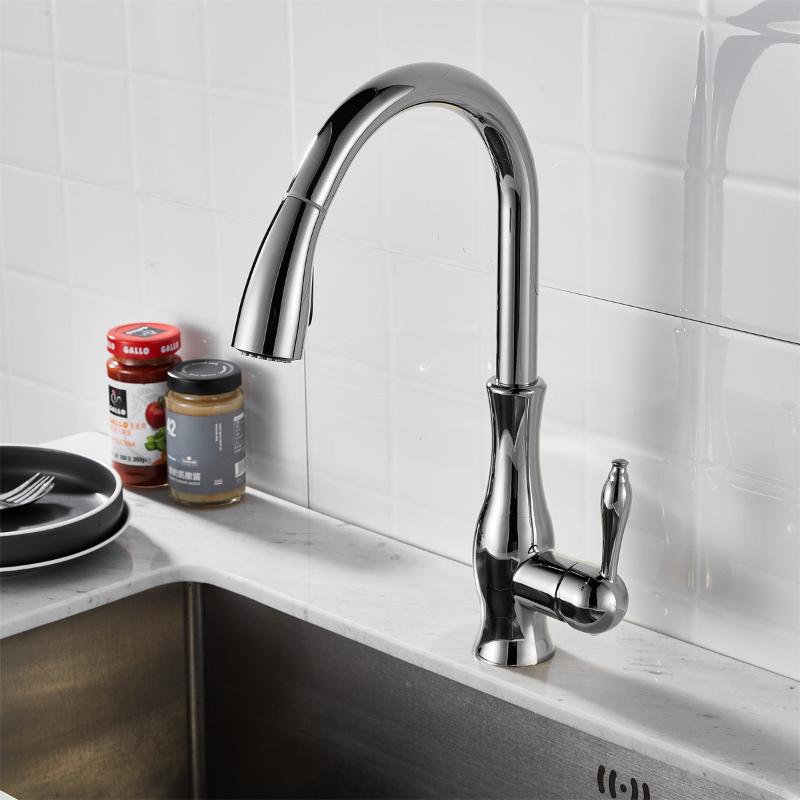 European classical faucet kitchen sink sink sink and creative hot and cold water head