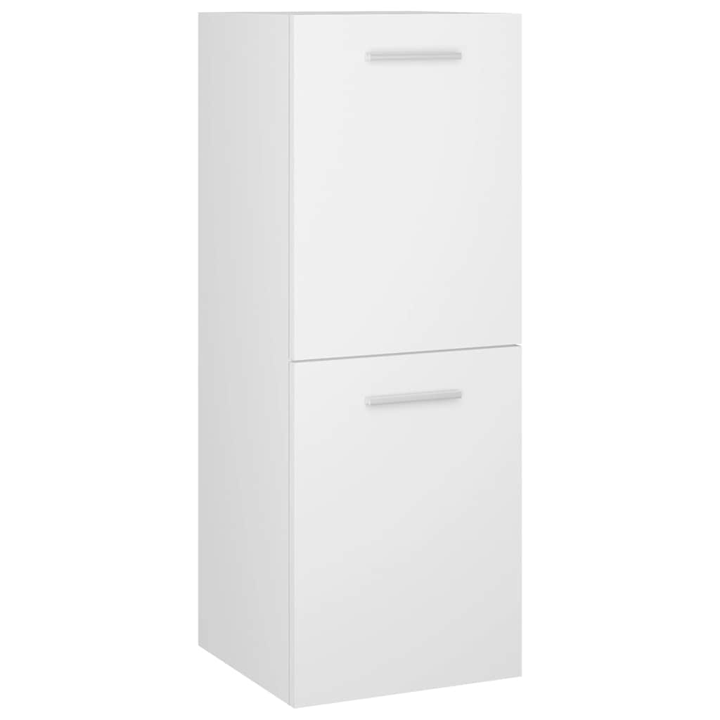 Bathroom Furniture Set White Particleboard