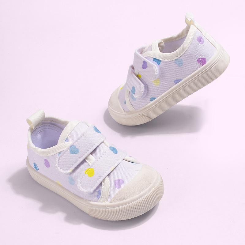 Girls Soft-soled Canvas Shoes, Casual Shoes 20 светло-фиолетовый