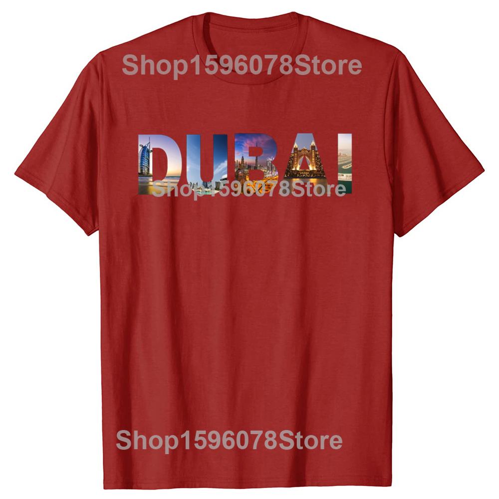 Funny Dubai Graphic T Shirts Men Women Pure Cotton Humor Streetwear Tee Shirt Short Sleeve Unisex Loose Clothing