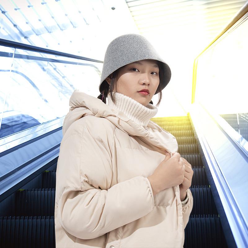 Water Bucket Hat For Women Wool Blend Warm Winter Sun Protection Casual Style