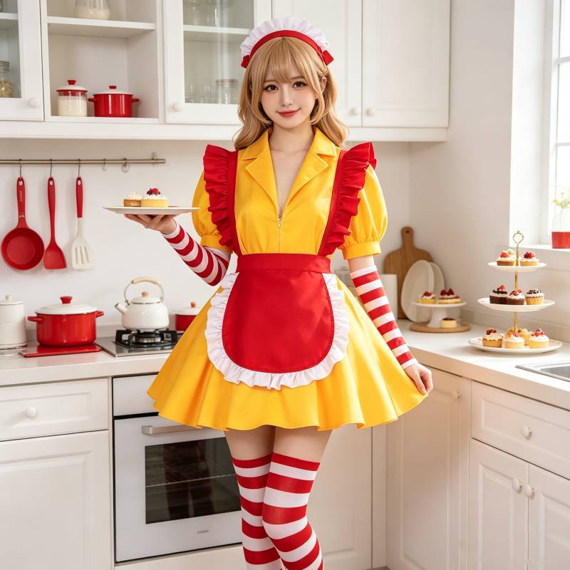 2 Broke Girls Halloween Cosplay Kleid Mit Fantasy-Thema Für Themenveranstaltungen