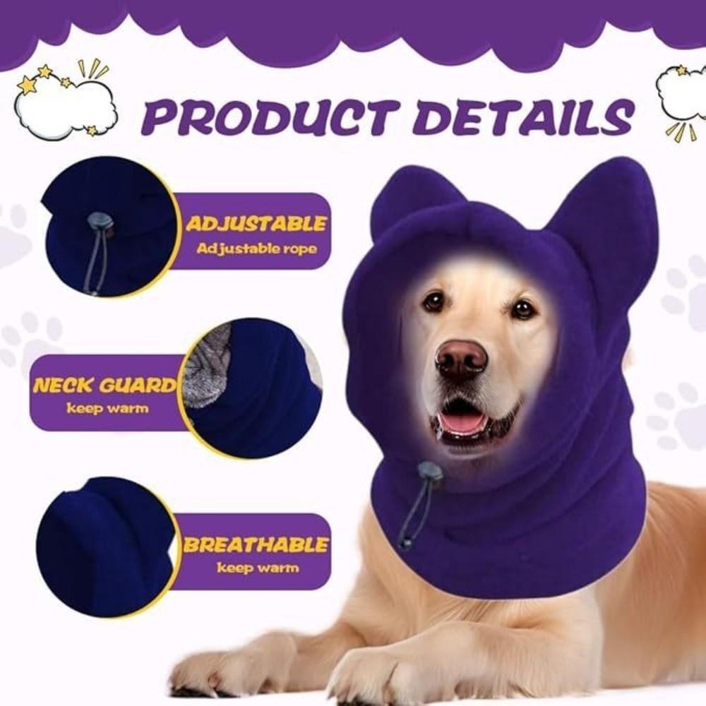 Adjustable French Dogs Winter Hats Soft Dog Warmer Ears Hoodie Caps High Quality Cat Dog Cap