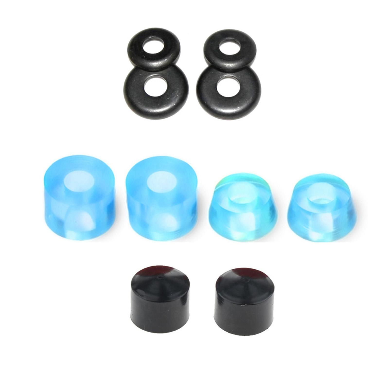 

Skateboard Shockproof Mat Skateboard Bushings Skateboard Truck Bushing Shockproof Pad Pivots Cups Skateboard Shock Pad очистить синий