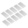 10Pcs Aluminum Heat Sink Heat Dissipation Cooling Sheet for Routers CPU Q50 X 4 X 100