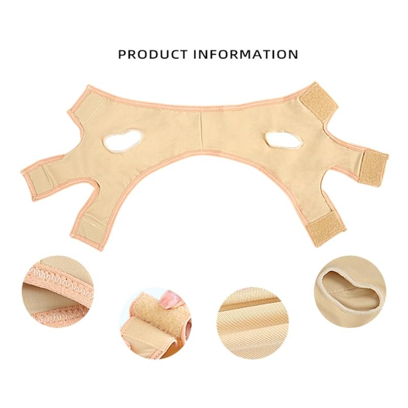 V Line Lifting Mask Chin Strap for Sleeping Face Lifting Belt V Shape Slimming Face Mask Double Chin Reducer for Womens