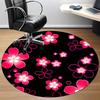 1PC Floral Pattern Chair Carpet for Office, Indoor Non-Slip Washable  Carpet, Soft Comfortable Mat For Office Room yy250930137