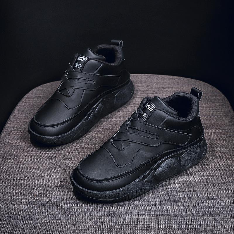 

Женская обувь 2025 осень и зима новая ins корейская версия высокие кеды маленькие белые туфли универсальные студенческие платформа повседневные модные туфли K8601-5 40