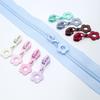 10Pcs Cute Little Flower Zipper Head For #3 Nylon Zippers Suitable For Home Sewing Diy Handmade Zipper Replacement
