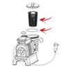 1set P6562 Sand Filter Pump Basket With P6563 Replacement Gasket For 58486 58497 58499 Pumps For 1000/1200/1500 Sand Filters Kit