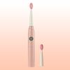 Smart Sonic Electric Toothbrush Low Noise Batteries with 2 Replaceable Brush Heads 2 Min Smart Timer Portable for Travel