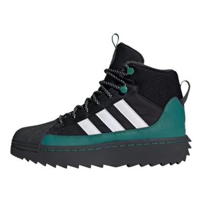 Originals Superstar Winterized Trek Bequeme Stoßdämpfende Wasserdichte High-Top Outdoor-Schuhe Kinderschuhe Schwarz ID1018