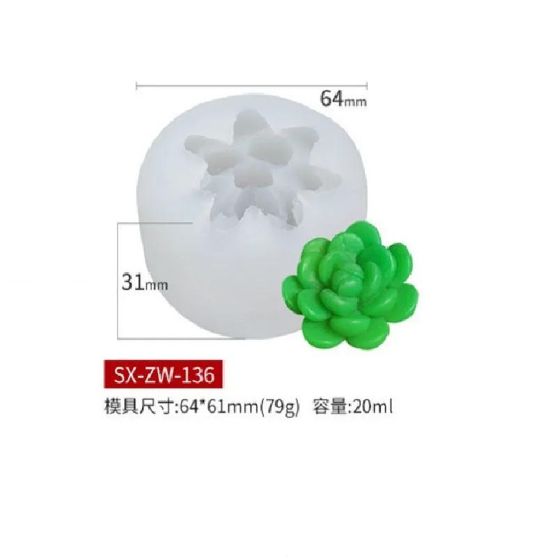 Meaty Silicone Mold Turning Candy Jelly Pudding Cake Mold DIY Fragrant Candle Silicone Epoxy Mold