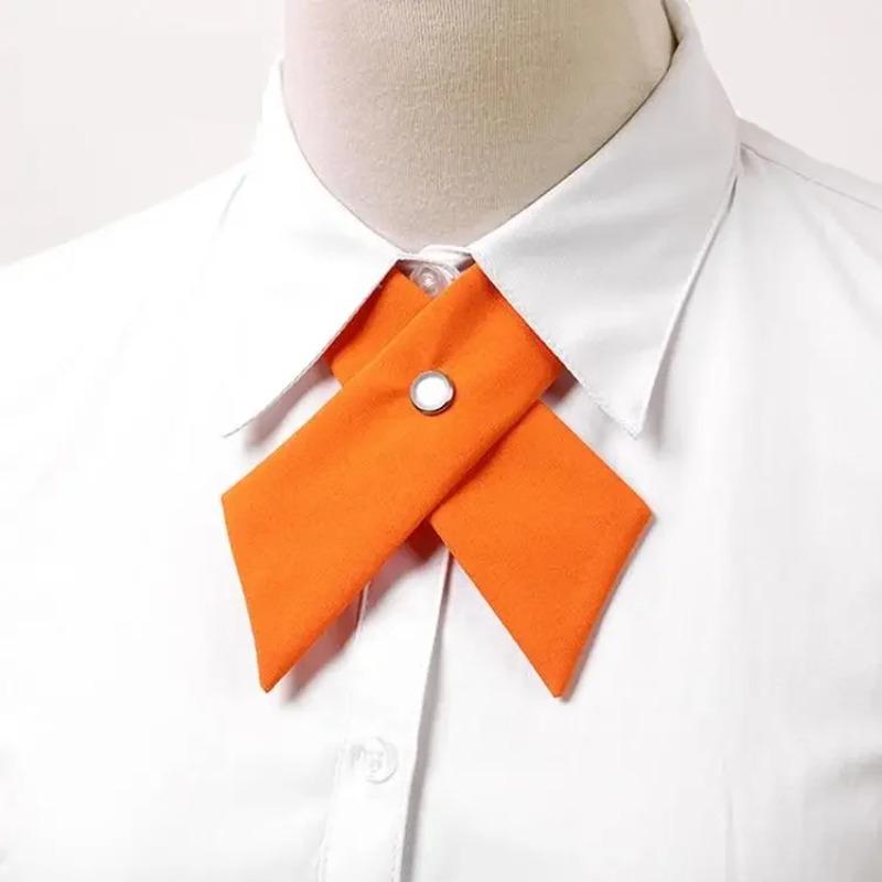Student Uniform Bow Tie Crisscross Bow Tie for Women Girls School Uniform Adjustable Bowtie Pre-tied Necktie.