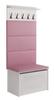 Shoe cabinet with seat and hanger ANDY