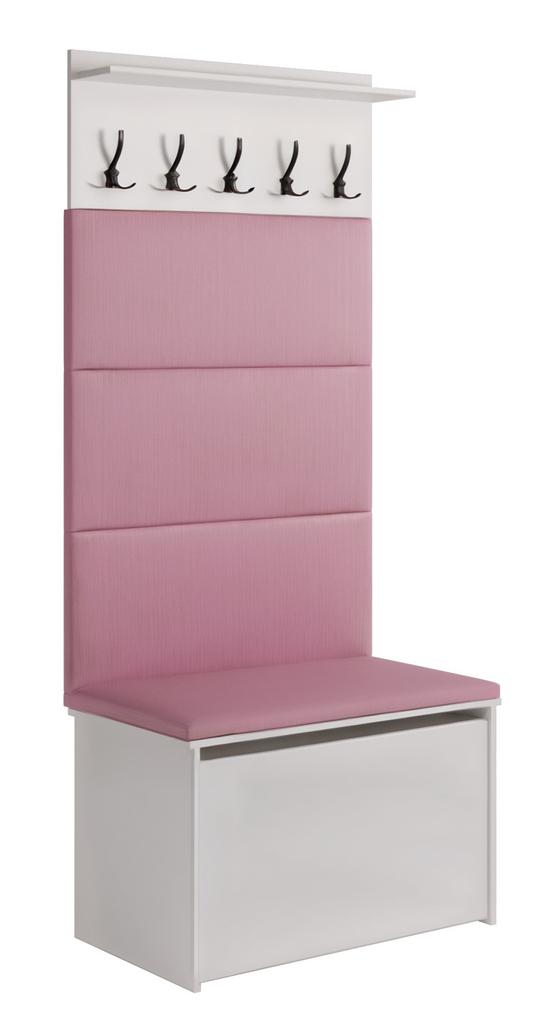 Shoe cabinet with seat and hanger ANDY