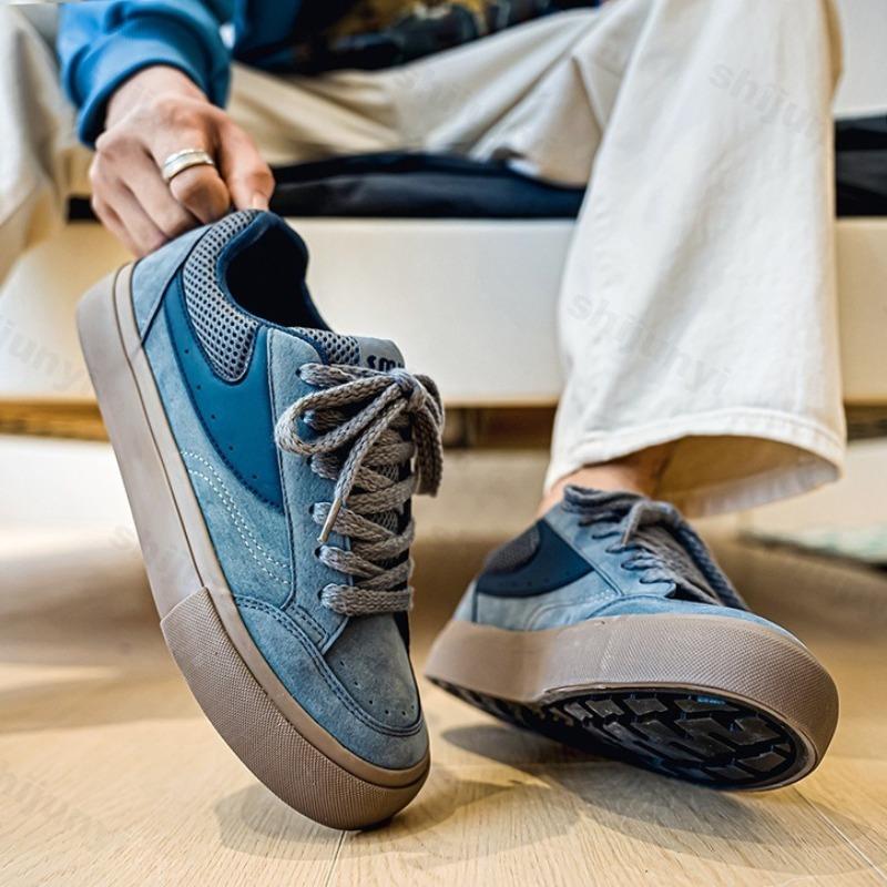 Fashion 2025 Autumn Men's Retro Fashion Versatile Low Top Casual Sports Shoes Mesh Breathable Comfortable Niche Design Platform sneakers