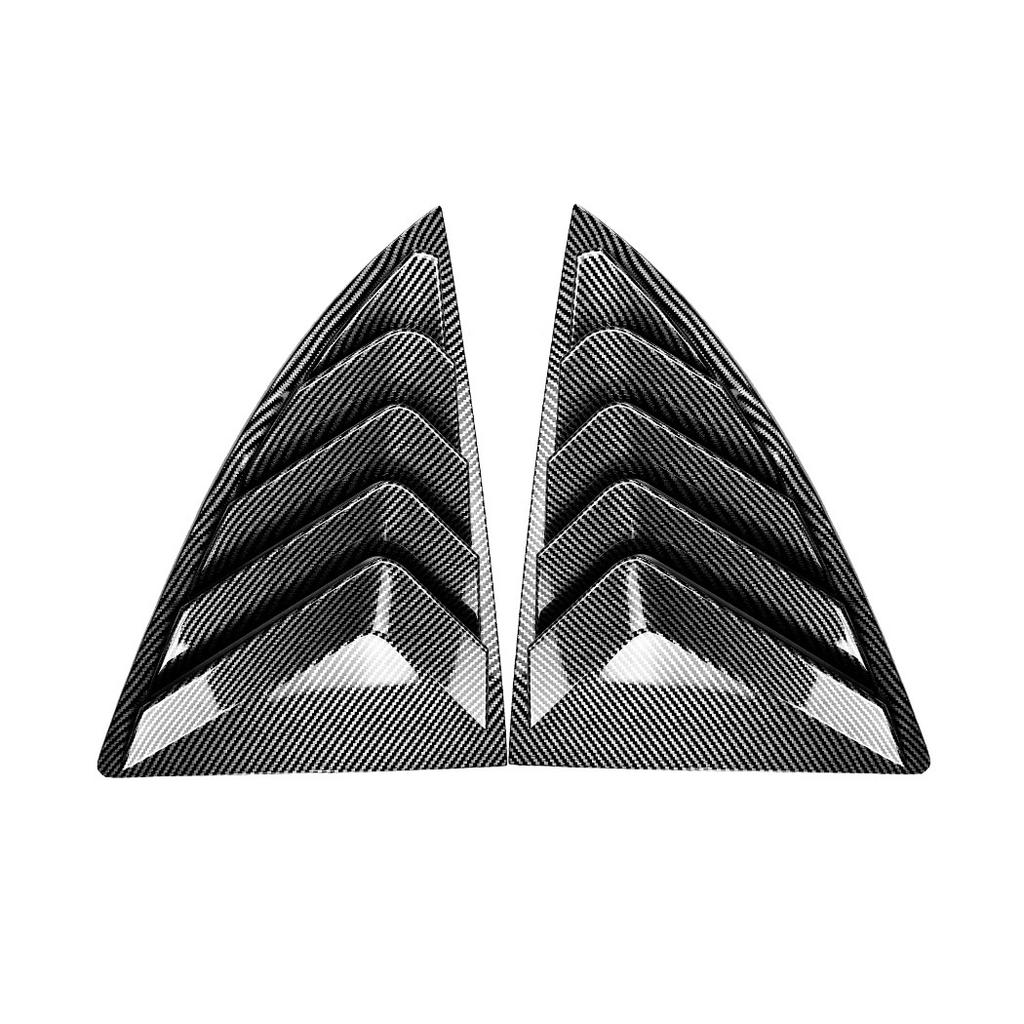 Rear Triangle Window Shutters Triangle Sunshade Modified Patch Shark Gill For Tesla Model Y 2019-2024