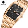 WWOOR 8837 Men's Quartz Square Waterproof Business Watch