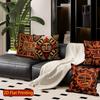 2D Aztec Sun God Print Throw Pillow Covers Pattern Cushion Cover Suitable For Sofa Bedroom Car Pillow Cover