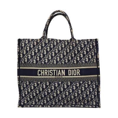 [Gebraucht] Book Tote Handbesticktes Monogramm Große Kapazität Leinwand-Tragetasche - Sehr Gut #11SVWU7