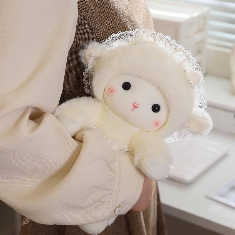 Mouton Doux Couple Lam Peluche Jouet Doux Peluche Hug Poupée Pour Enfants Filles Anniversaire Noël Cadeau Kawaii Décoration de Chambre