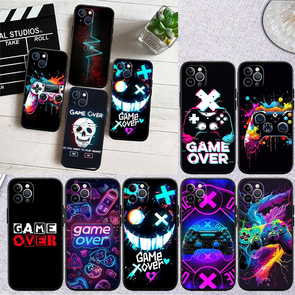 AQ57 Game Over Soft Shell Phone Case for Redmi Note 13 14 Pro+ Plus A3 A3X 13X 13C 13R 14S 14C 14R