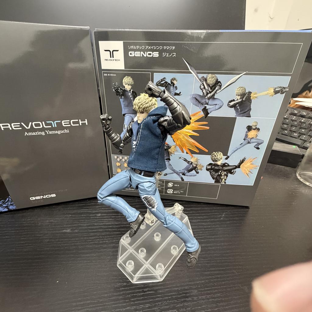 Ko Genos Anime Action Figures One Punch Man Figurine Joint Movable Model Statue Kids Toys Gifts